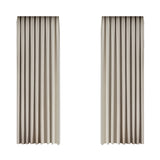 Living Room Bedroom Wheat Grain Solid Color Curtains